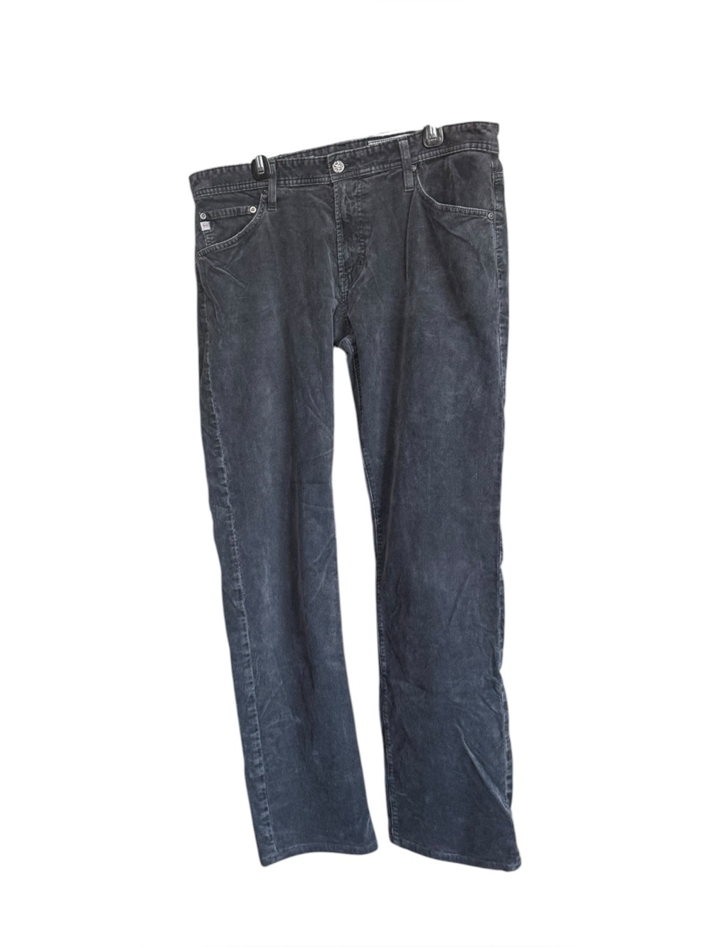 AG Adriano Goldschmied Graduate Gray Corduroy Pants 36R